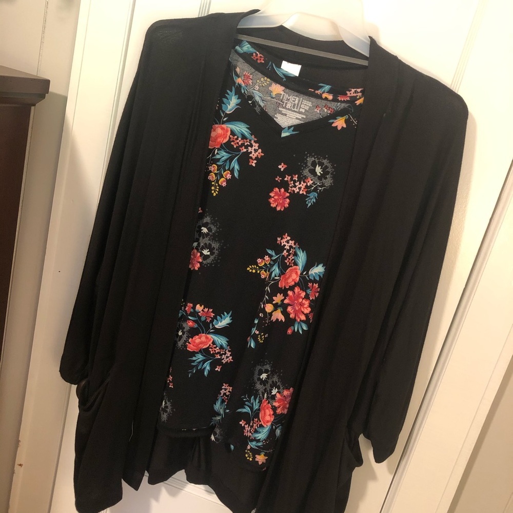 NWOT cami and cardigan